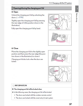 lexus rz 450e 2024-2025 owners manual